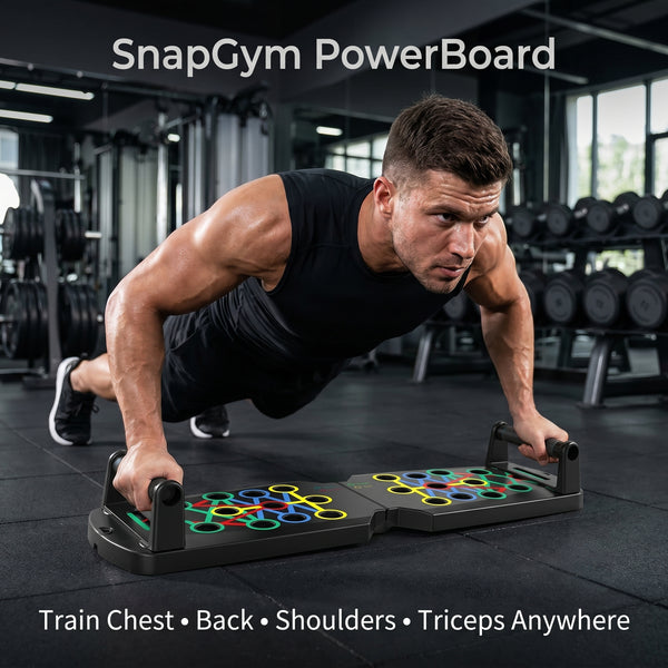 SnapGym™ PowerBoard | Compact Full-Body Workout System