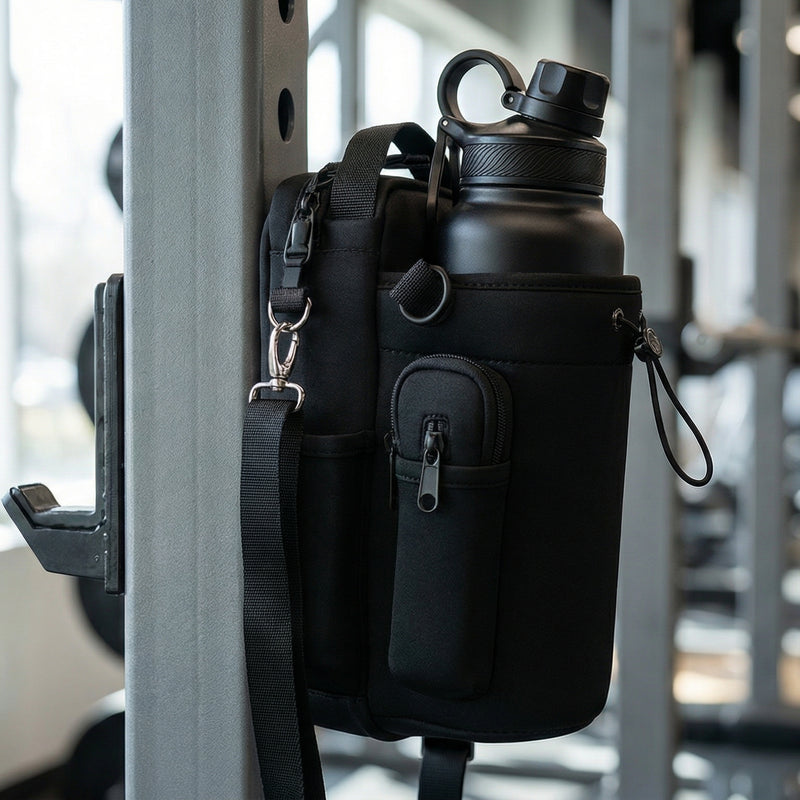SnapGym™ MagLock Magnetic Gym Bag | Phone, Bottle & Essentials Holder