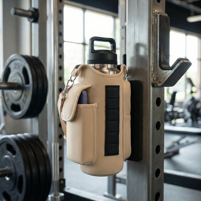 SnapGym™ MagLock Magnetic Gym Bag | Phone, Bottle & Essentials Holder